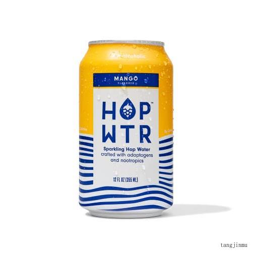 - Sparkling Hop Water - Mango - (12 Pack) - NA Beer  No Calories or Sugar  Low Carb  with Adaptogens and Nootropics for Added Benefits (12 Oz Cans)
