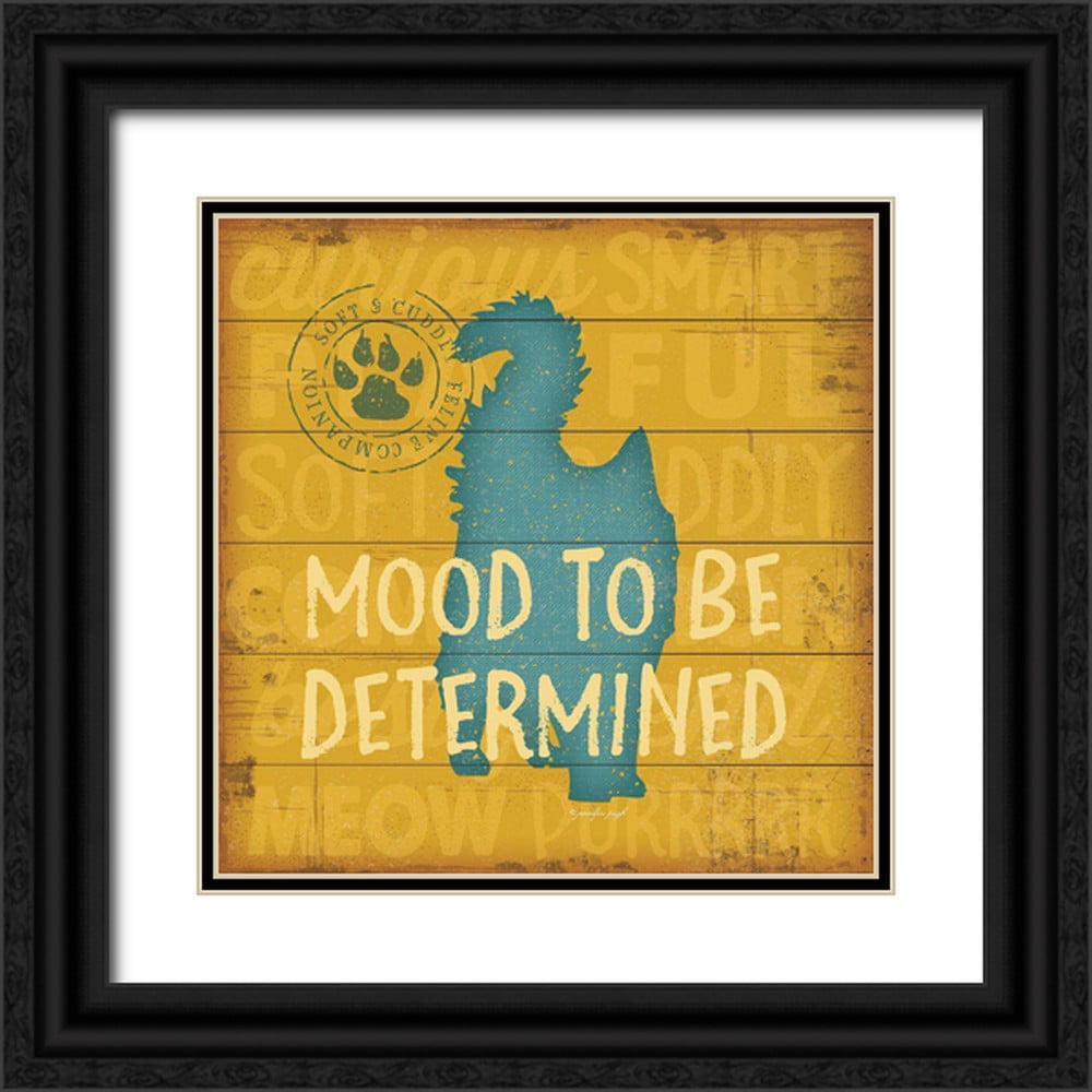 Pugh  Jennifer 12x12 Black Ornate Wood Framed with Double Matting Museum Art Print Titled - Mood TBD