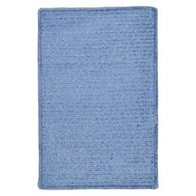 Colonial Mills Rug Simple Chenille Braided Rug - Petal Blue - 3ft X 5ft
