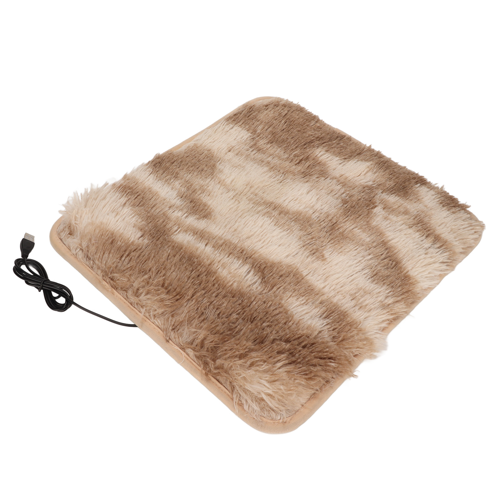 Dog Heating Pad  28 Degrees Celsius Constant Temperature Professional Cat Warm Bed Mat Prevents Electric Leakage Soft for Outdoor for Sofa Brown and G
