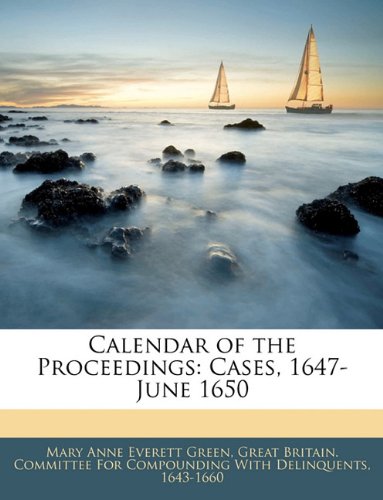 Calendar of the Proceedings by Mary Anne Everett Green Paperback | Indigo Chapters
