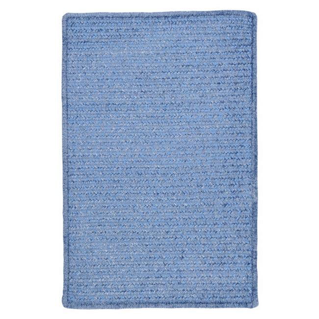 Colonial Mills Rug Simple Chenille Braided Rug - Petal Blue - 12 Ft. X15 Ft.