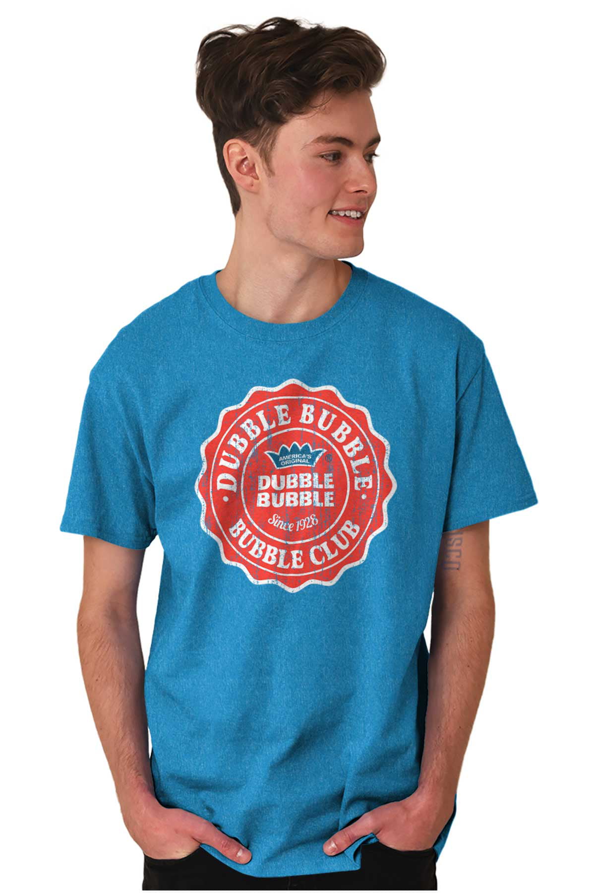 Vintage Dubble Bubble Club Gum Logo Men S Graphic T Shirt Tees Brisco Brands 2X