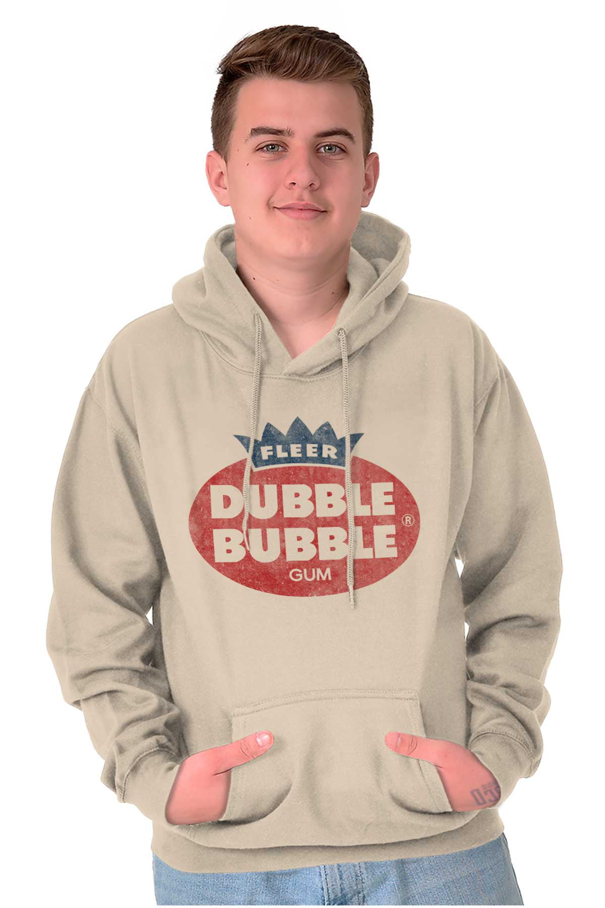 Retro Vintage Dubble Bubble Gum Logo Hoodie Sweatshirt Women Men Brisco Brands 4X