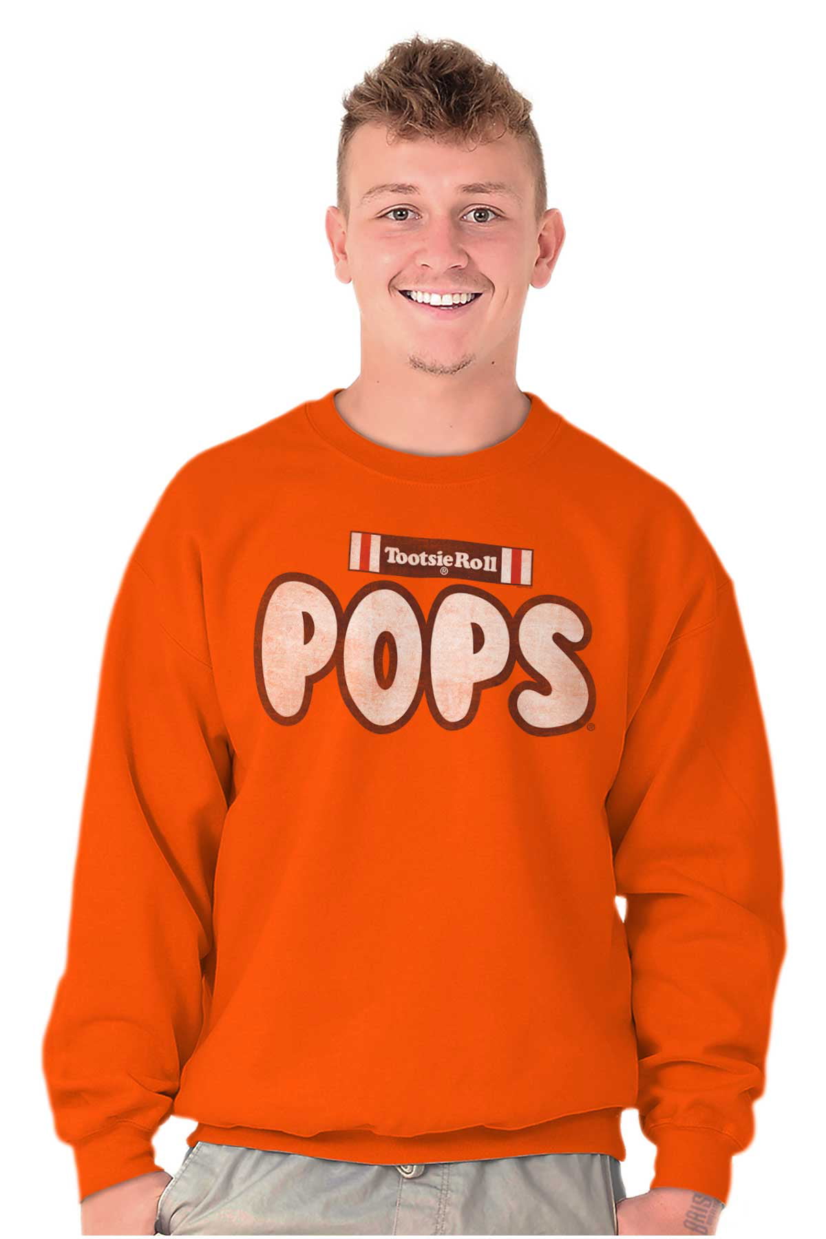 Retro Tootsie Roll Pop Lollipops Logo Unisex Plus Size Sweatshirt Brisco Brands 3X