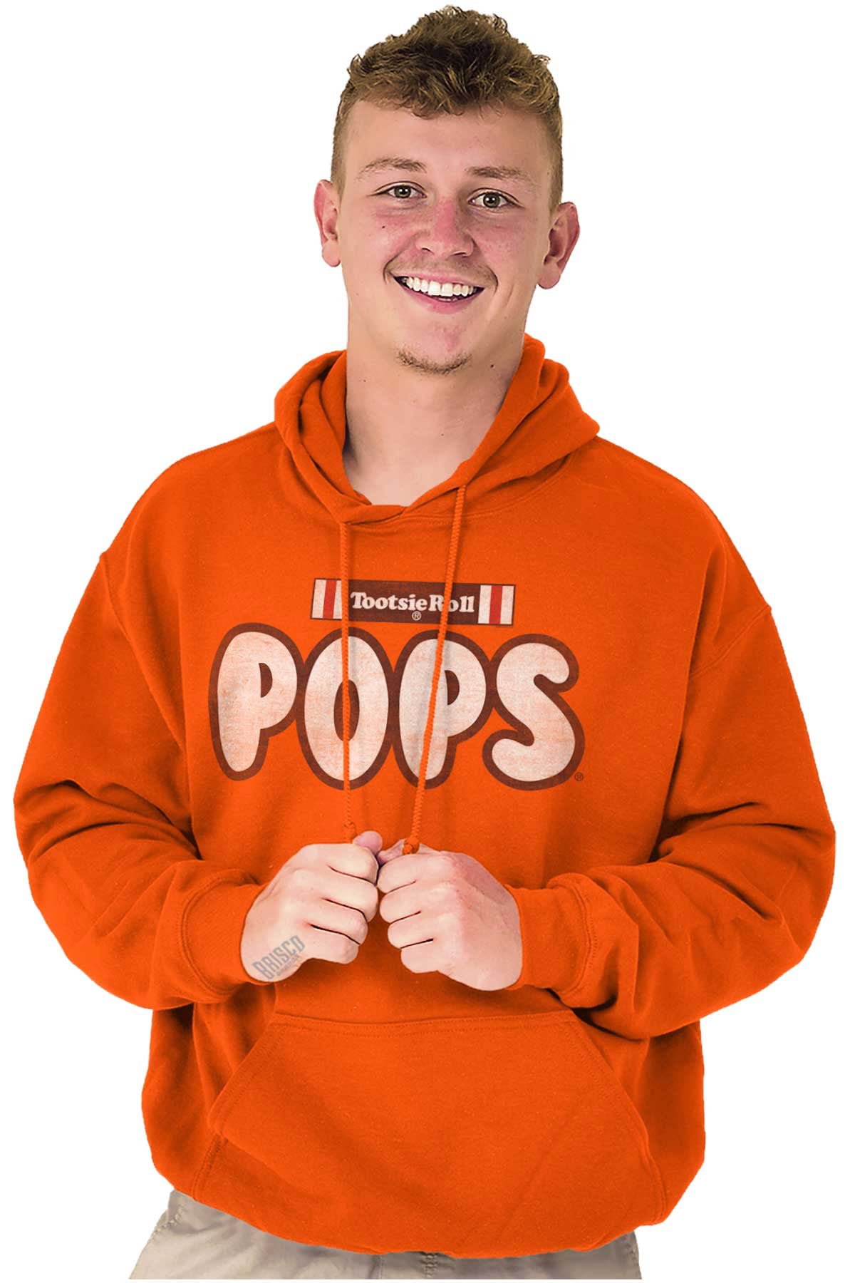Retro Tootsie Roll Pop Lollipops Logo Unisex Plus Size Hoodie Brisco Brands 3X