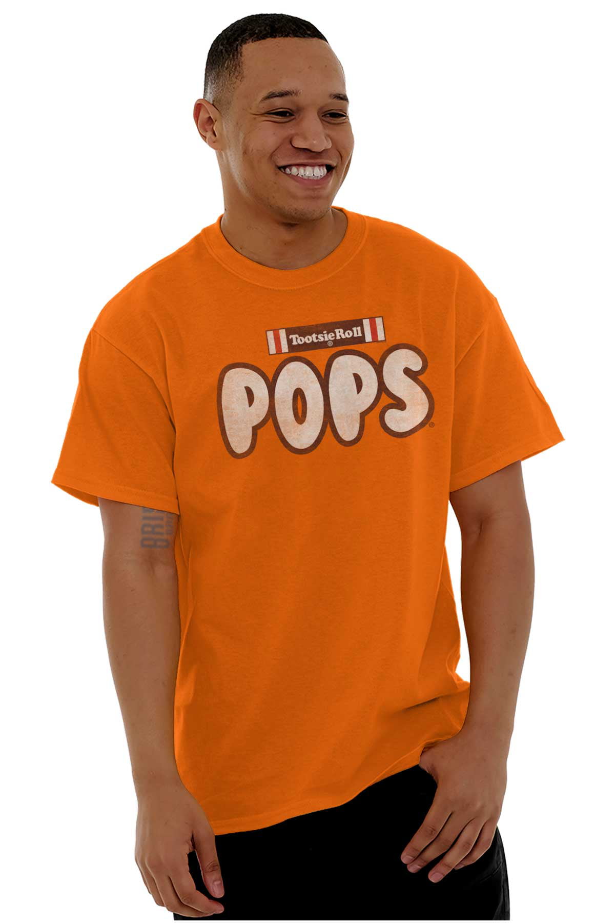 Retro Tootsie Roll Pop Lollipops Logo Unisex Plus Size Graphic Tee Brisco Brands 2X