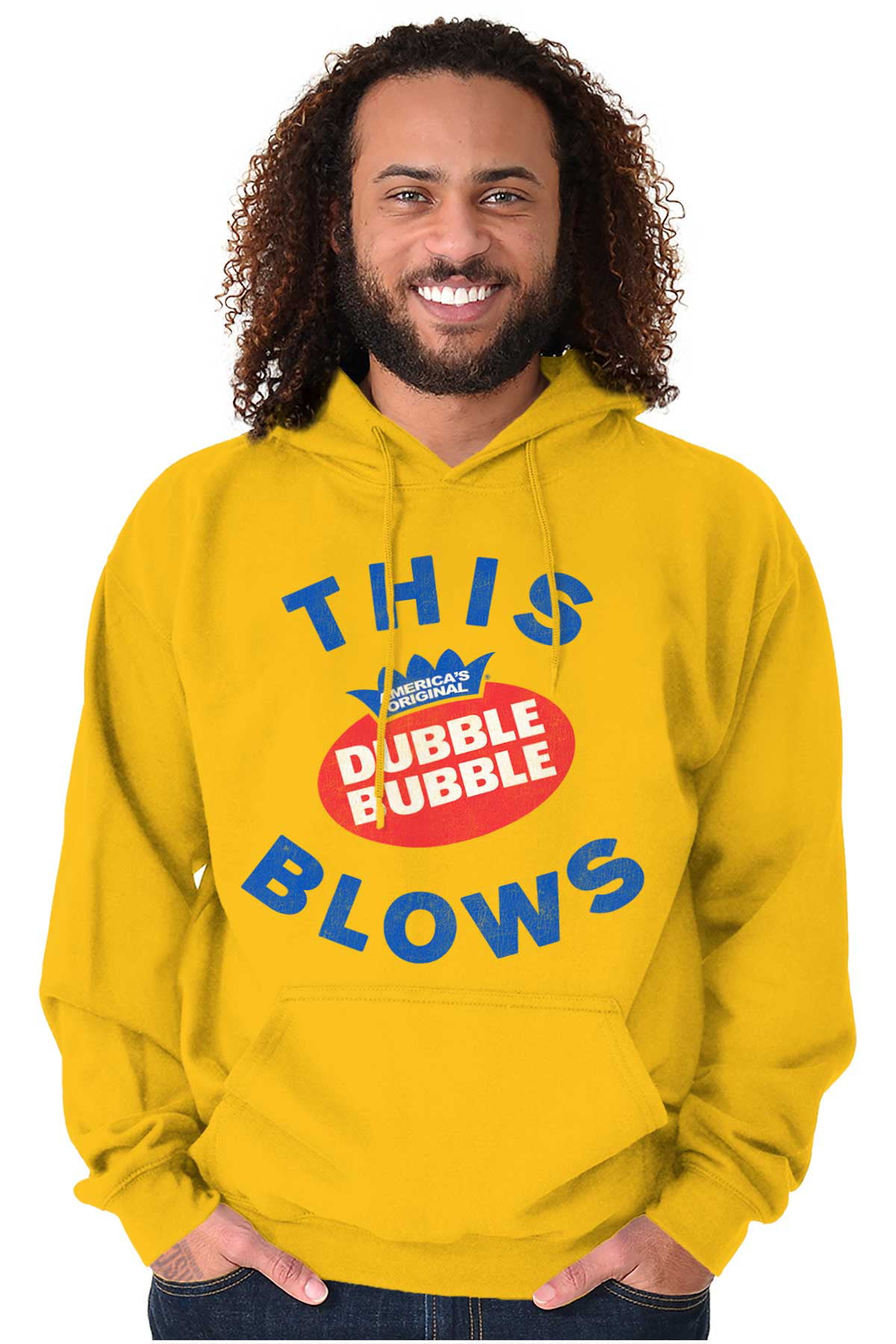 This Blows 80s Dubble Bubble Gum Logo Hoodie Sweatshirt Women Men Brisco Brands X