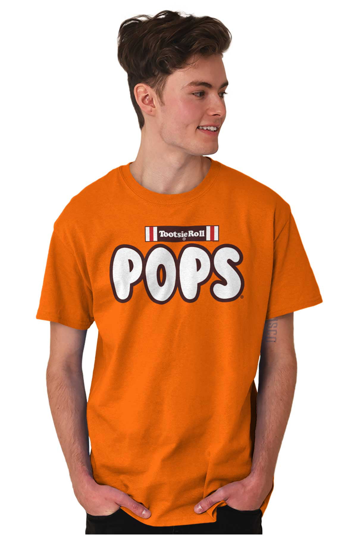 Tootsie Roll Pop Retro Lollipops Logo Men S Graphic T Shirt Tees Brisco Brands L