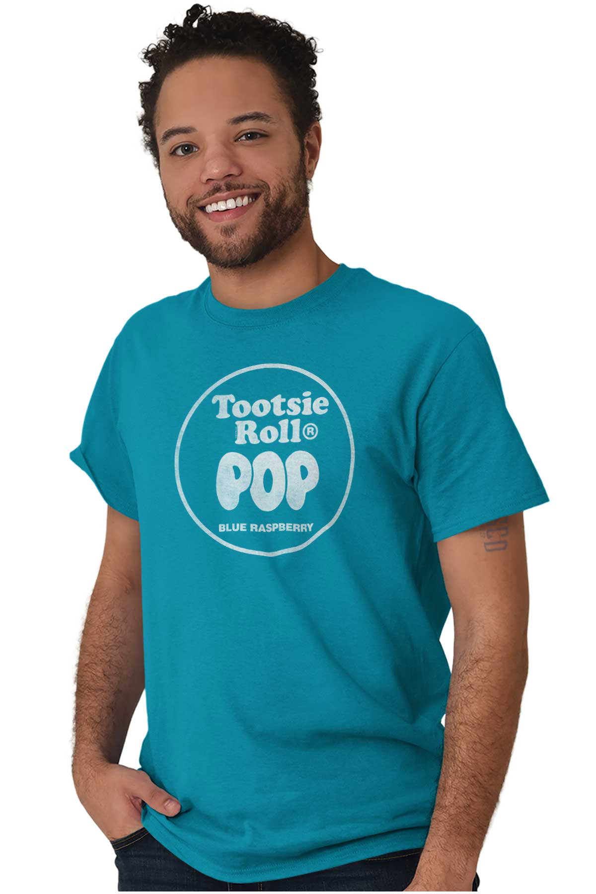 Tootsie Roll Pop Flavor Raspberry Unisex Plus Size Graphic Tee Brisco Brands 3X