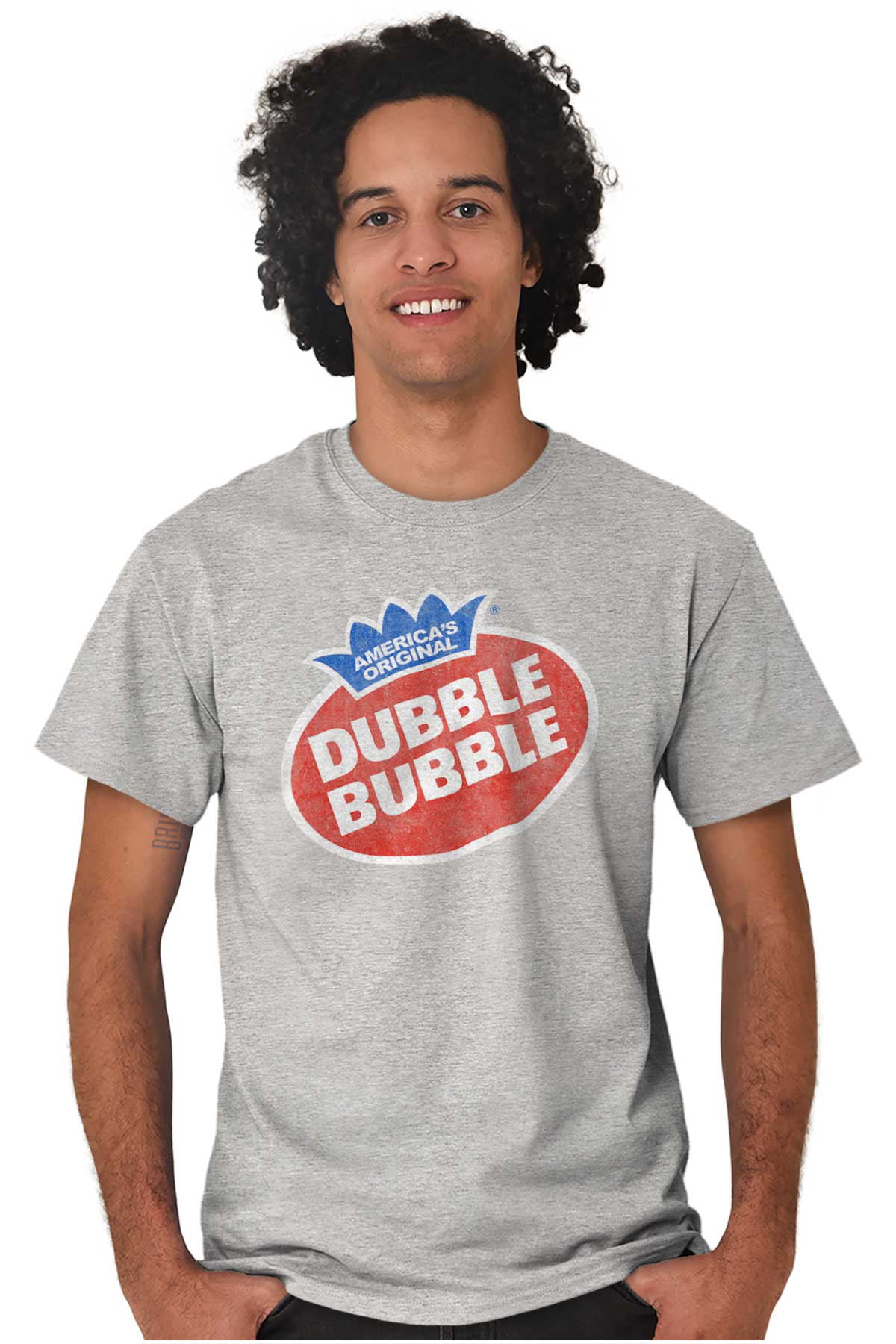 Vintage Dubble Bubble Gum Double Logo Men S Graphic T Shirt Tees Brisco Brands M