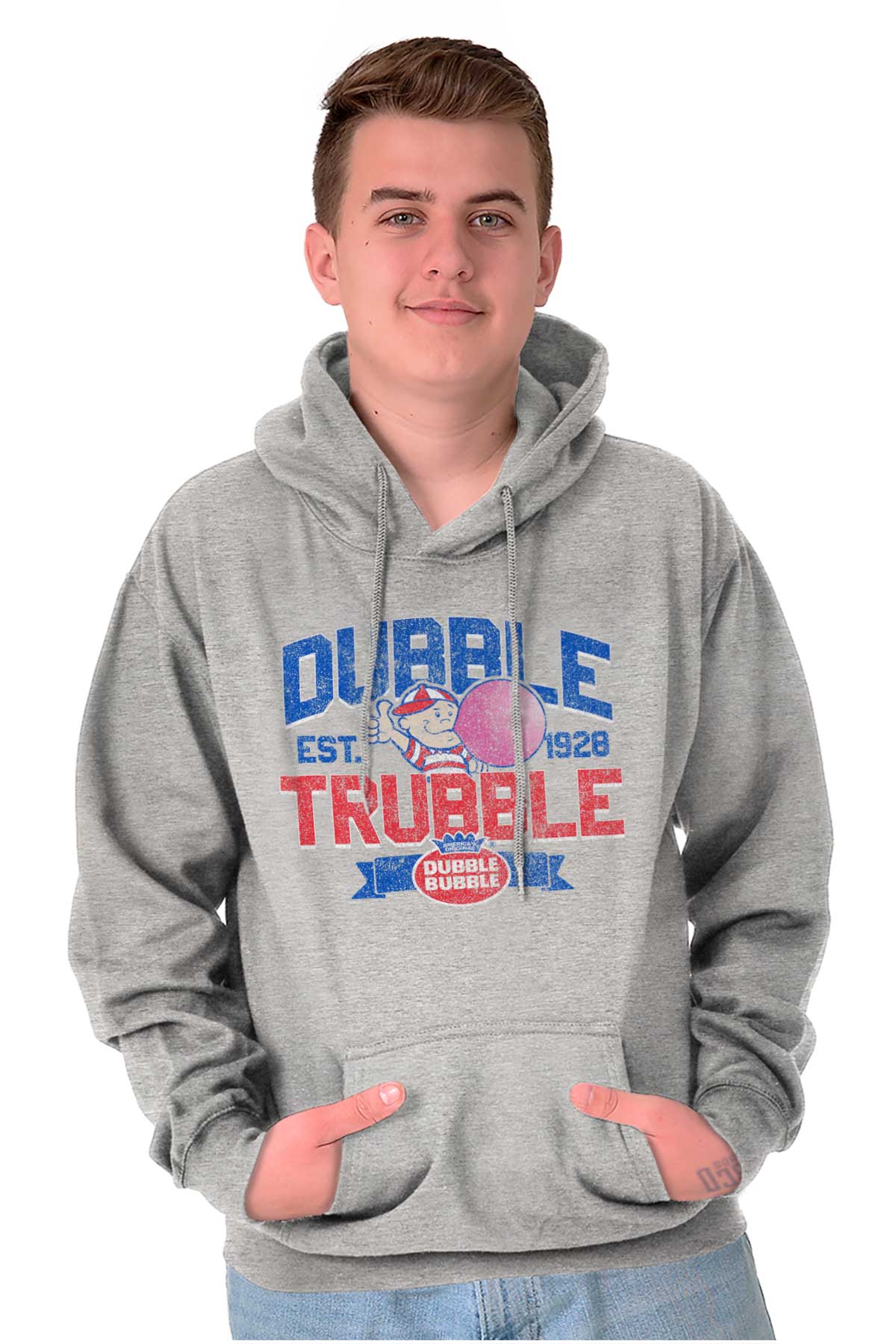 Original Dubble Trouble Bubble Gum Hoodie Sweatshirt Women Men Brisco Brands X