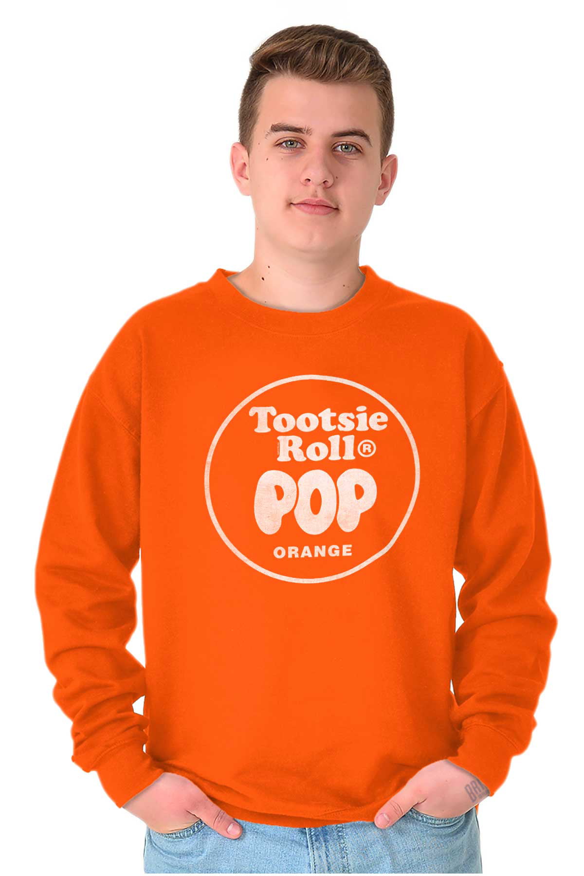 Tootsie Roll Pop Orange Flavor Unisex Plus Size Sweatshirt Brisco Brands 5X