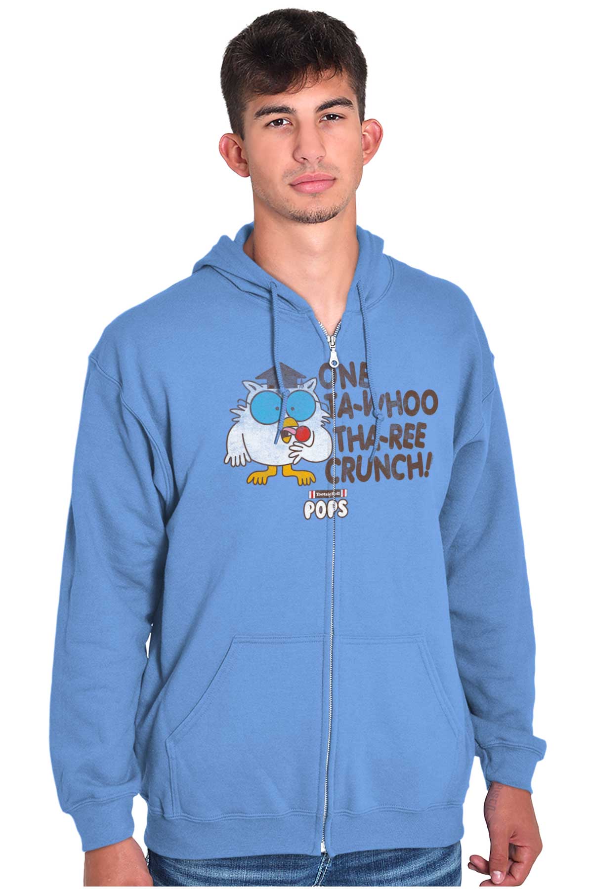 Mr Owl Tootsie Roll Pop Vintage Logo Zip up Hoodie Men S Women S Brisco Brands M