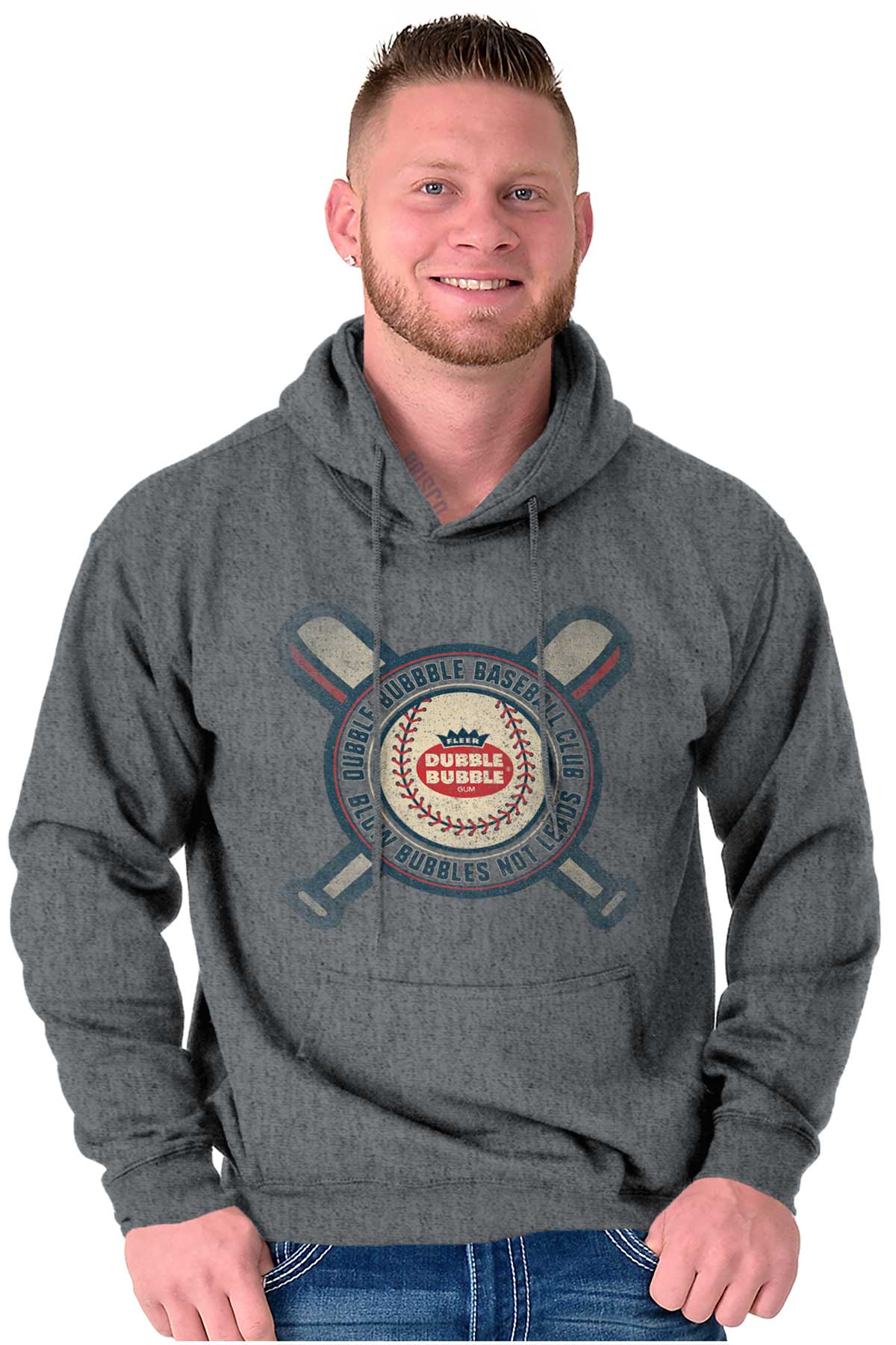 Dubble Bubble Blow Bubbles Baseball Gum Hoodie Sweatshirt Women Men Brisco Brands X
