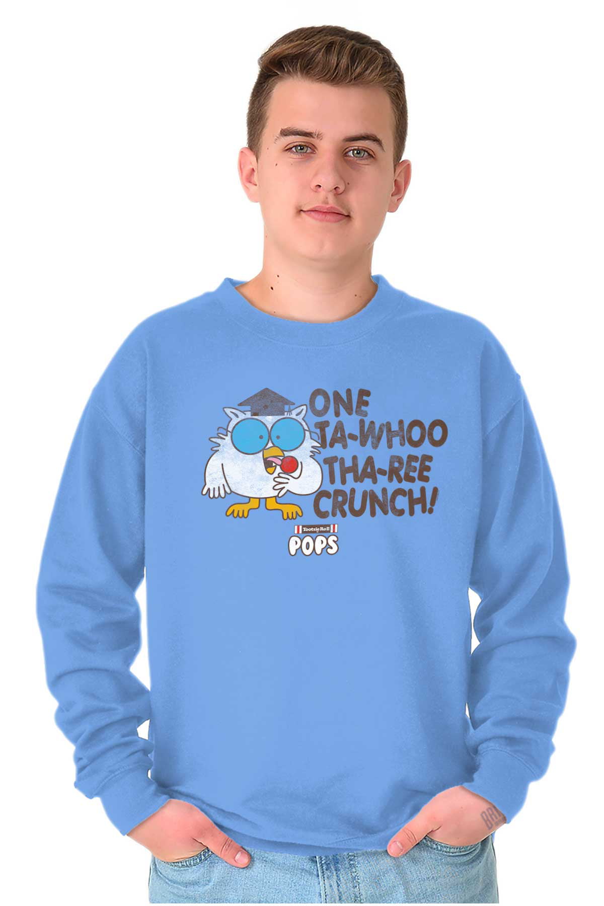 Mr Owl Tootsie Roll Pop Vintage Logo Unisex Plus Size Sweatshirt Brisco Brands 2X