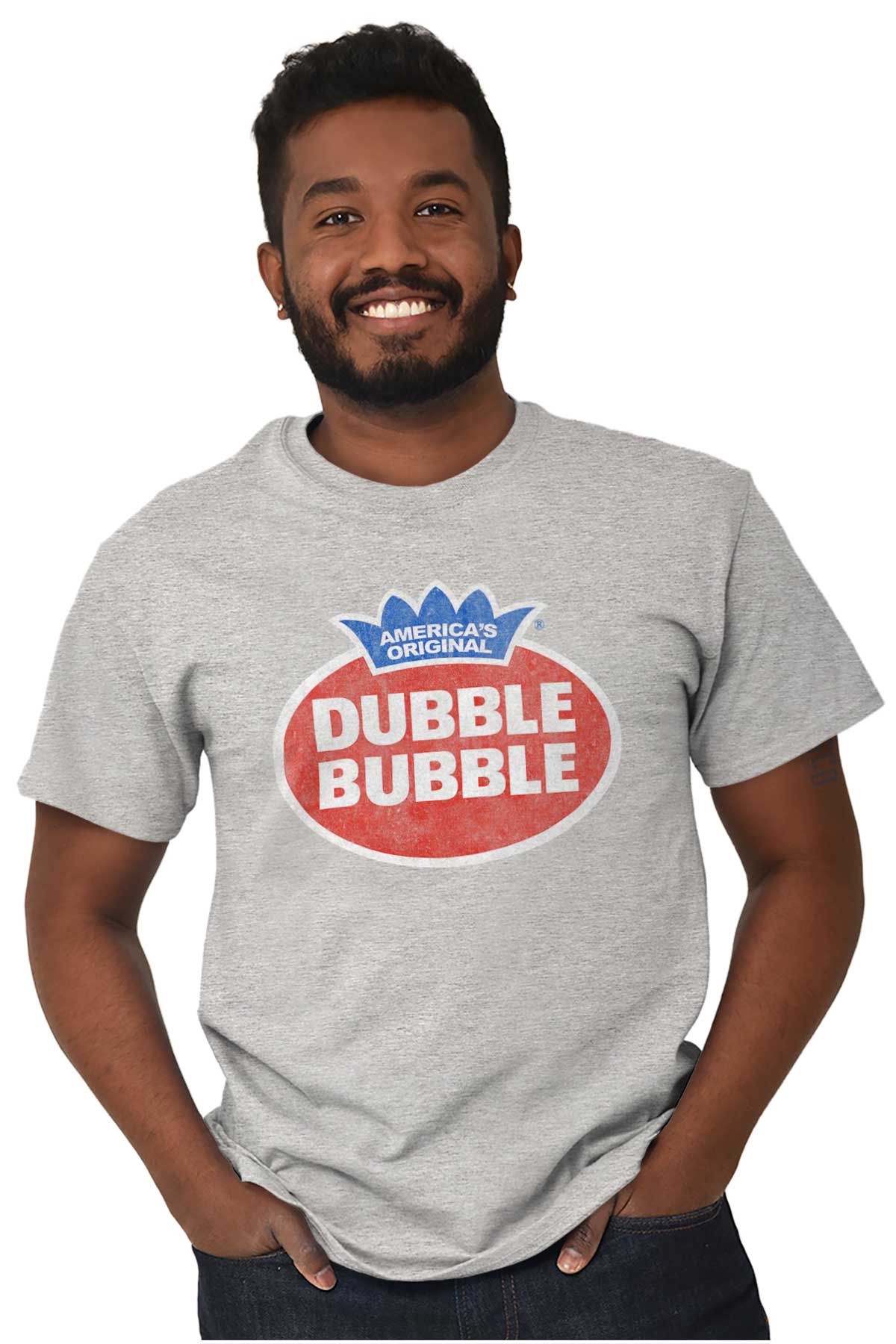 Vintage Dubble Bubble Gum Double Logo Men S Graphic T Shirt Tees Brisco Brands L