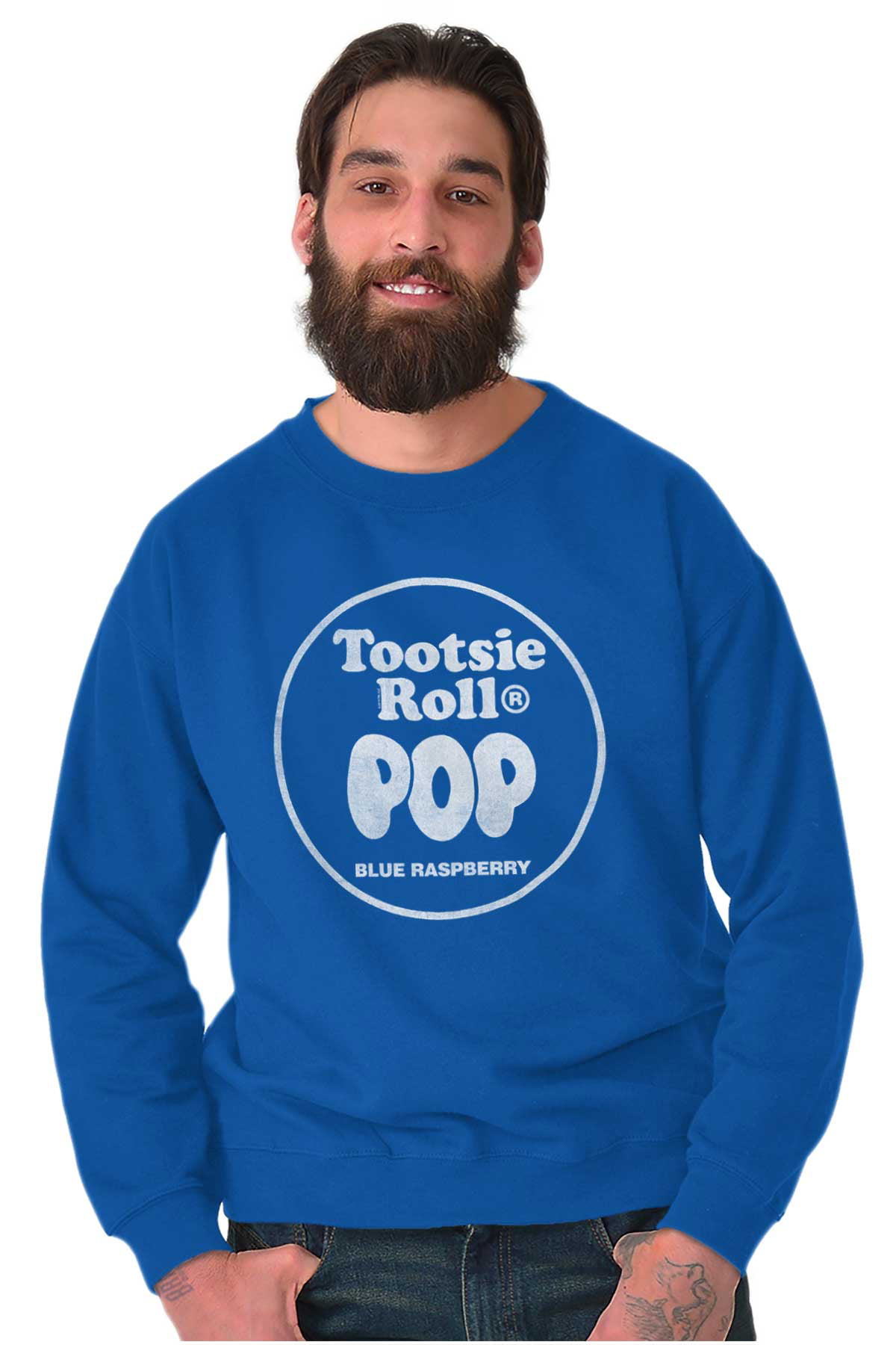 Tootsie Roll Pop Flavor Raspberry Unisex Plus Size Sweatshirt Brisco Brands 5X
