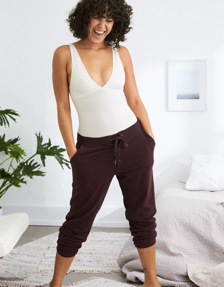 Aerie Lace-up Pant