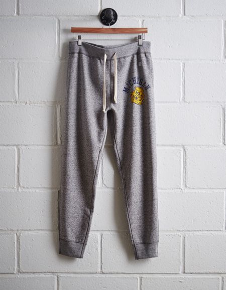 Tailgate Men's Michigan Slim Fleece Sweatpant