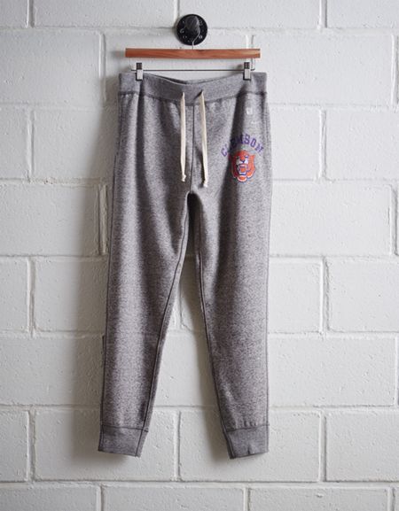 Tailgate Men's Clemson Slim Fleece Sweatpant