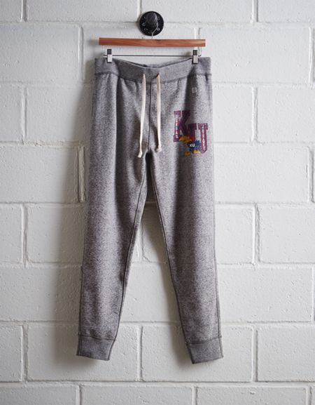 Tailgate Men's Kansas Slim Fleece Sweatpant