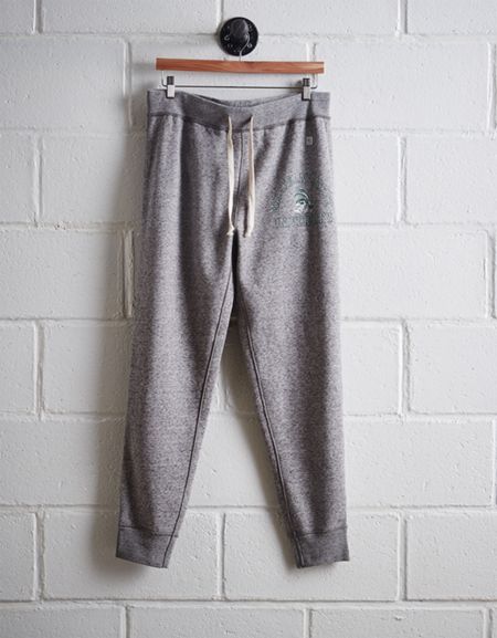Tailgate Men's Michigan State Slim Fleece Sweatpant