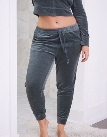Aerie Velour Harem Pant