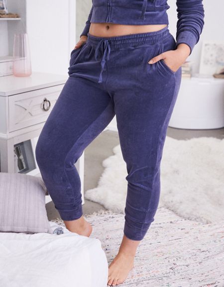 Aerie Velour Harem Pant