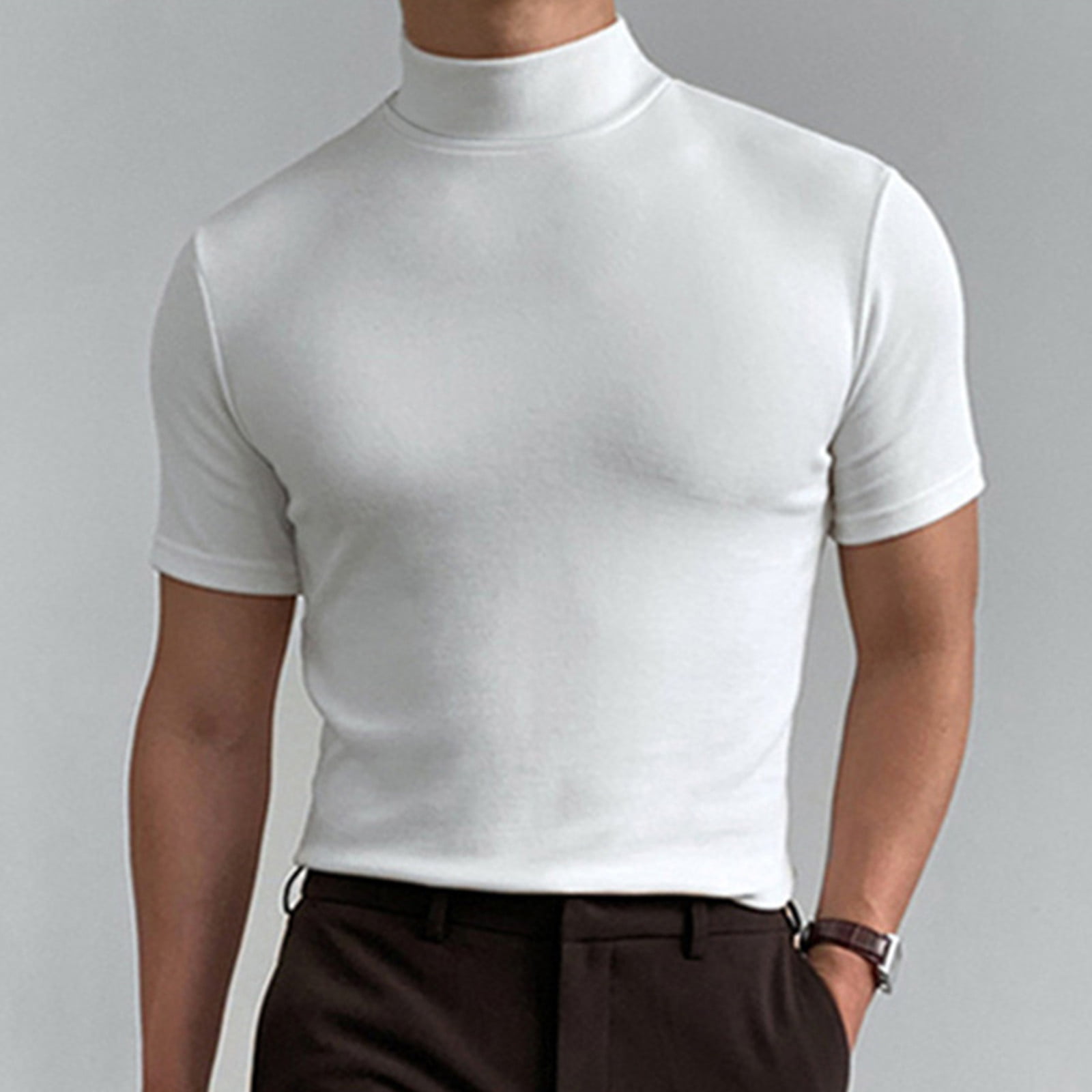 Kpoplk Men Graphic T Shirts Men S Plus Size Graphic Optical Illusion T-Shirt Print Short Sleeve Daily Tops Slim Fit Casual Round Neck Tees(White L)