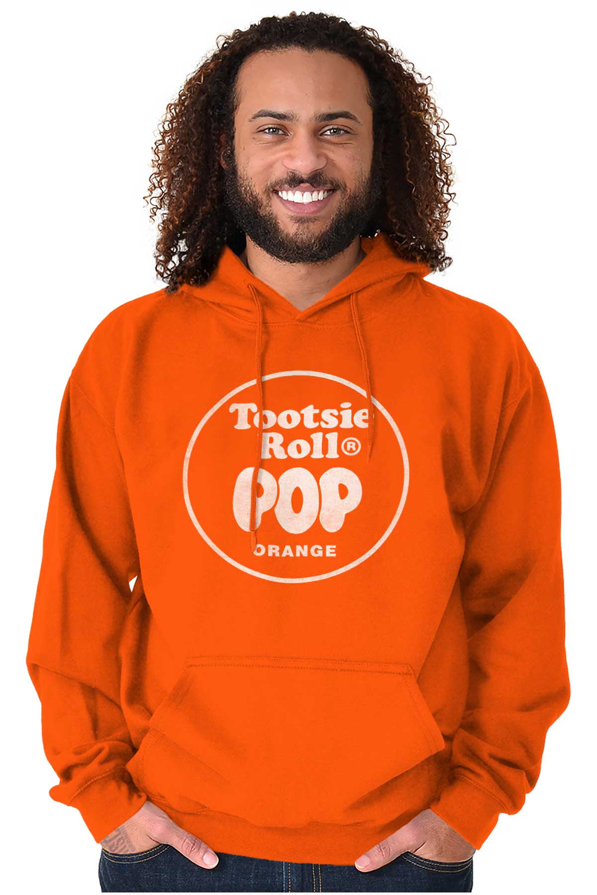 Tootsie Roll Pop Orange Flavor Unisex Plus Size Hoodie Brisco Brands 3X