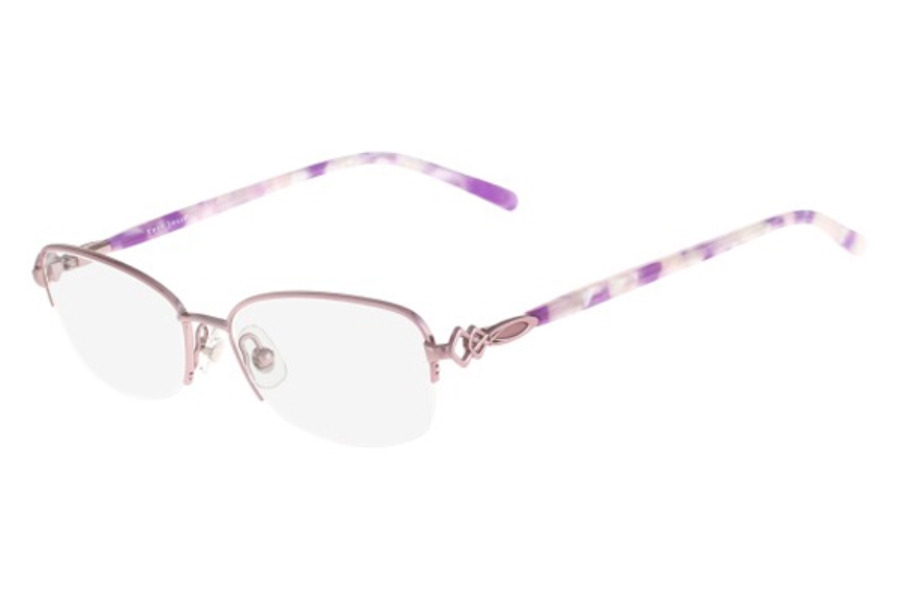Tres Jolie 163-601 Women's Shiny Rose Frame Demo Lens Eyeglasses