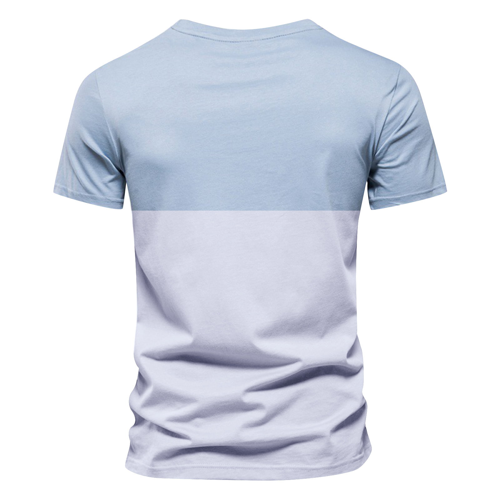 Kpoplk Mens T Shirt Mens Shirts Short Sleeve 3D Printed T-Shirt Casual Moisture Wicking Slim-Fit Funny Graphic T-Shirt(White L)