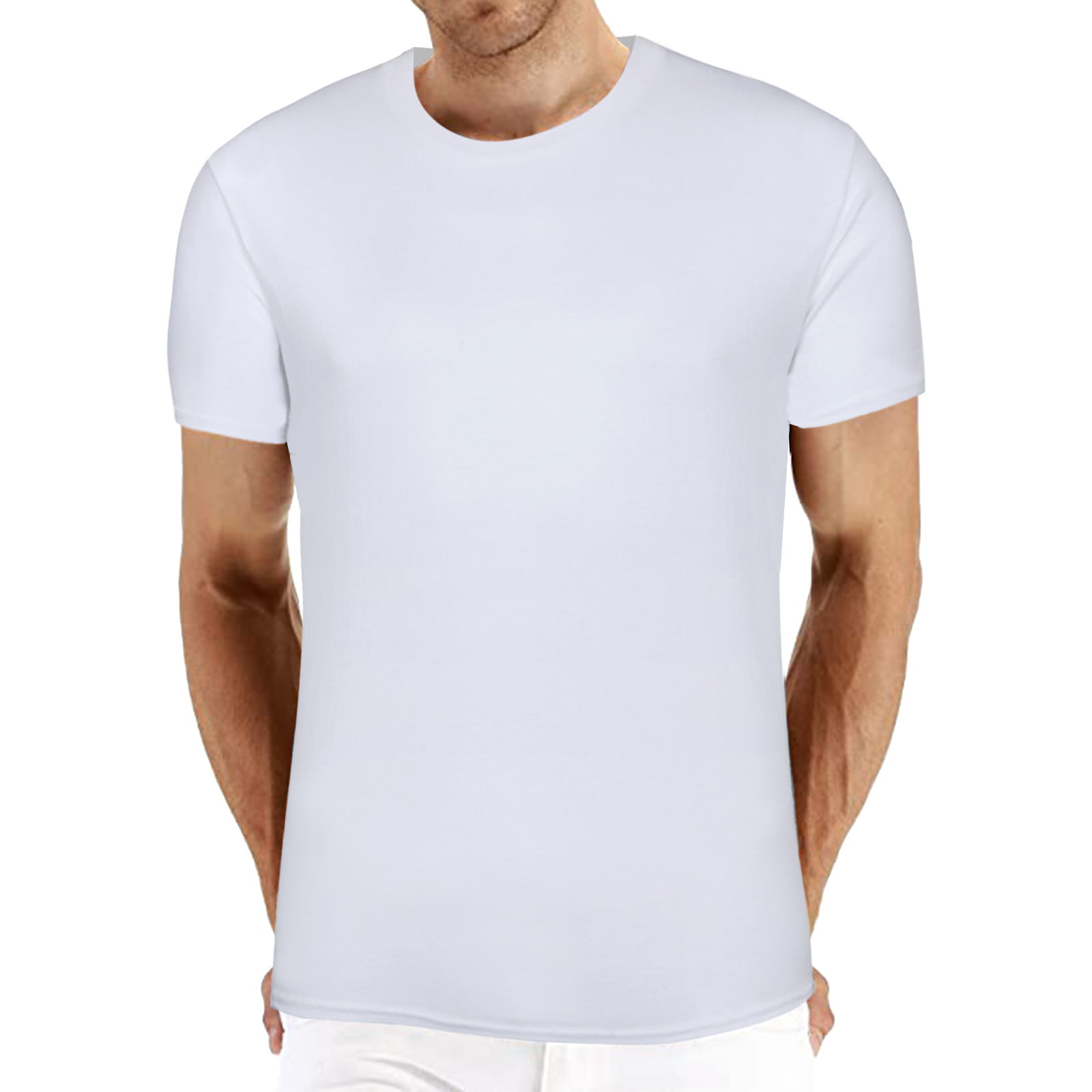 GWAABD Bussiness Work Shirts for Men Blouse Top for Man Cotton Short Sleeve Outdoor Fashion Casual T-shirt