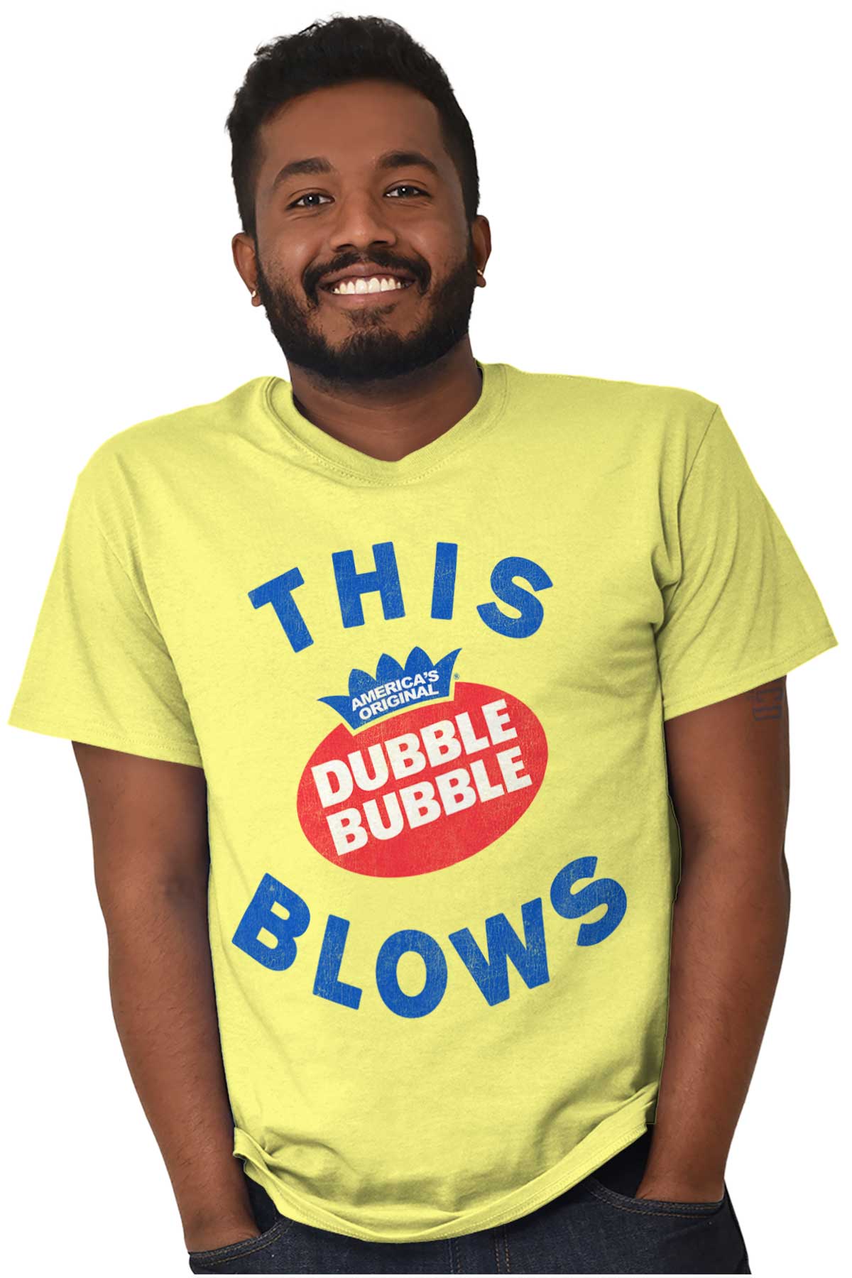 This Blows 80s Dubble Bubble Gum Logo Men S Graphic T Shirt Tees Brisco Brands 5X