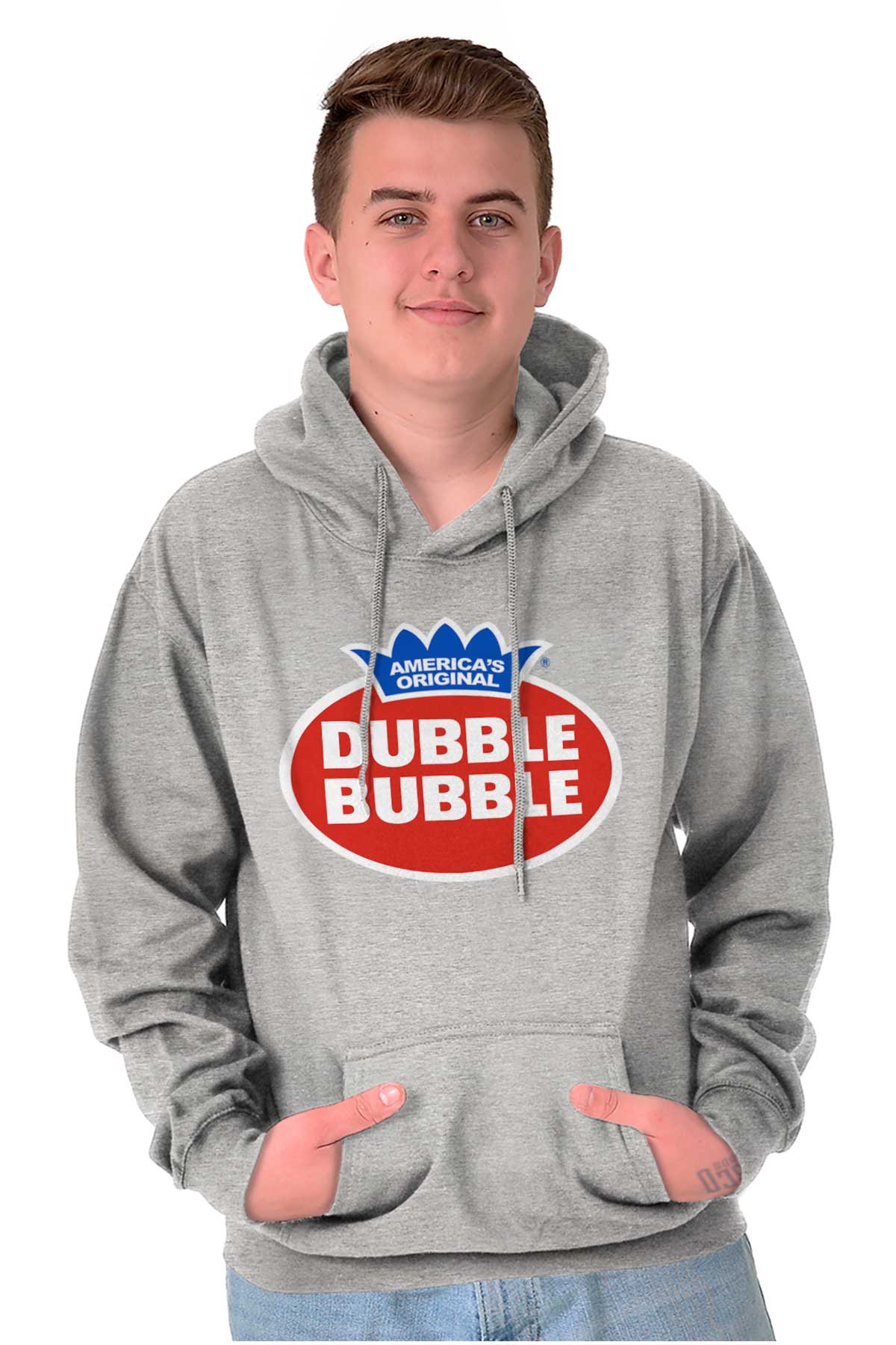 Vintage Dubble Bubble Gum Double Logo Hoodie Sweatshirt Women Men Brisco Brands 5X