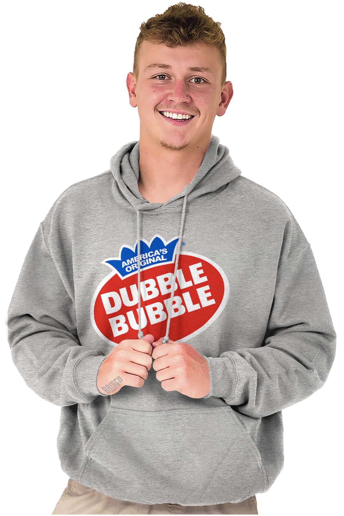 Vintage Dubble Bubble Gum Double Logo Hoodie Sweatshirt Women Men Brisco Brands 4X