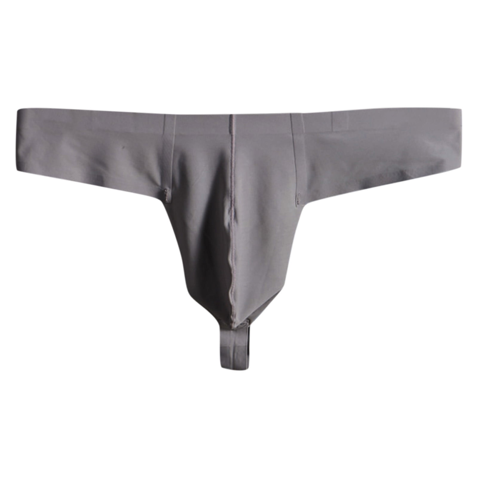CLZOUD Mens Underpants Grey Men Fashion Underpants Solid Briefs Knickers Underwear Pant Panties M