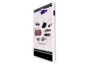 Sony Xperia M2 Coque Fashion Trend Case Coque Protection Cover Plastique Et MÃ©tal - White 1253 - Trendy Fashion Bloggers Favourite Handbag Sunglass