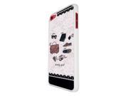 Apple iPod Touch 5 Coque Fashion Trend Case Coque Protection Cover Plastique Et MÃ©tal - White 1253 - Trendy Fashion Bloggers Favourite Handbag Sung