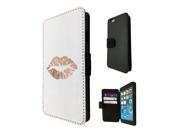 iPhone 5c Flip Case Credit Card Holder Cover Book Style 1744 - Kylie Lips Kiss Selfie Pout Sexy Lips