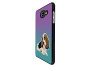 Samsung Galaxy A5 (2016) Sm-a510f Hard Plastic Case Back Cover - Black 1507 - Trendy Dog Hound Pets Collage Animals Kawaii