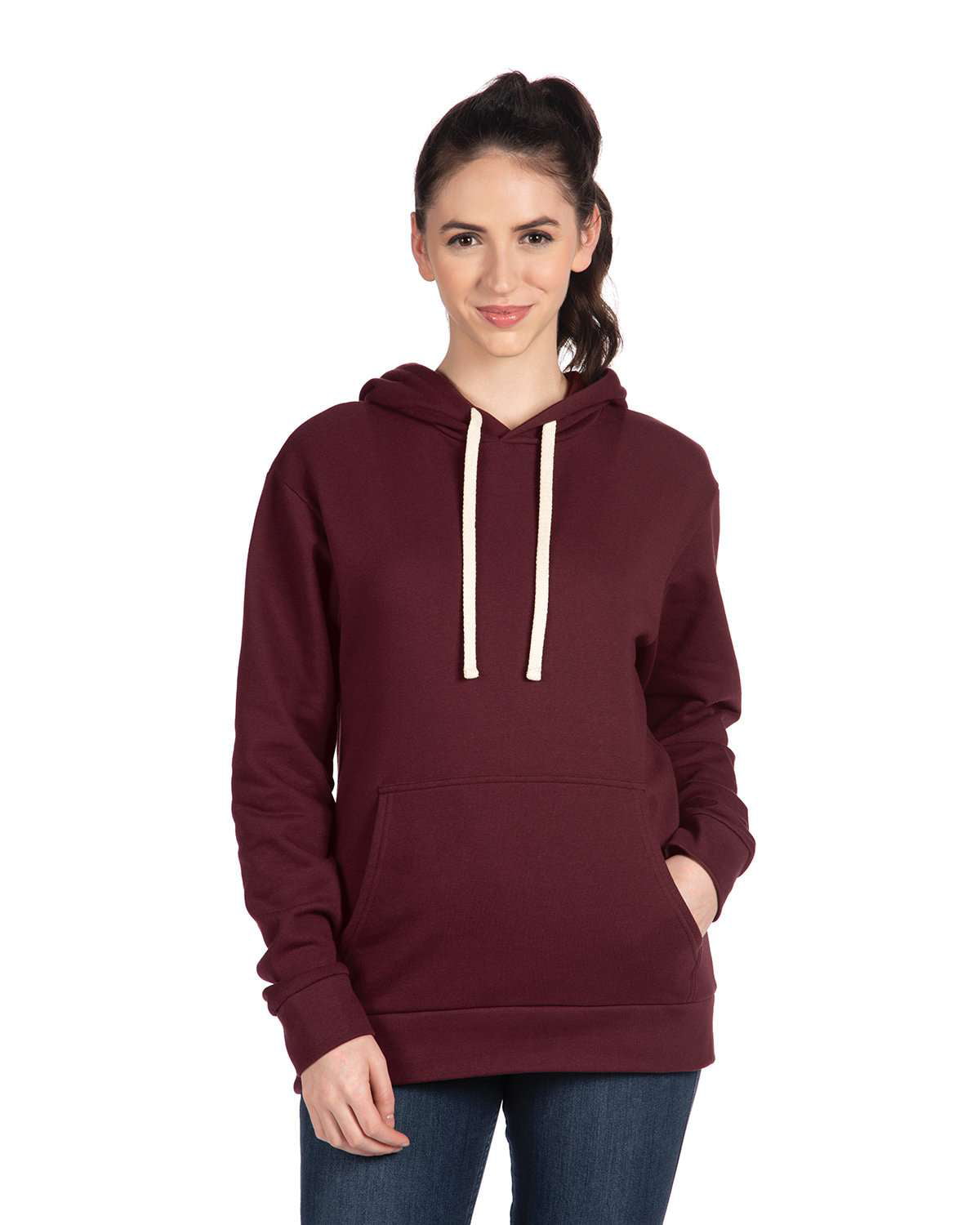 Next Level 9303 Unisex Pullover Hoodie - Oxblood - 2XL