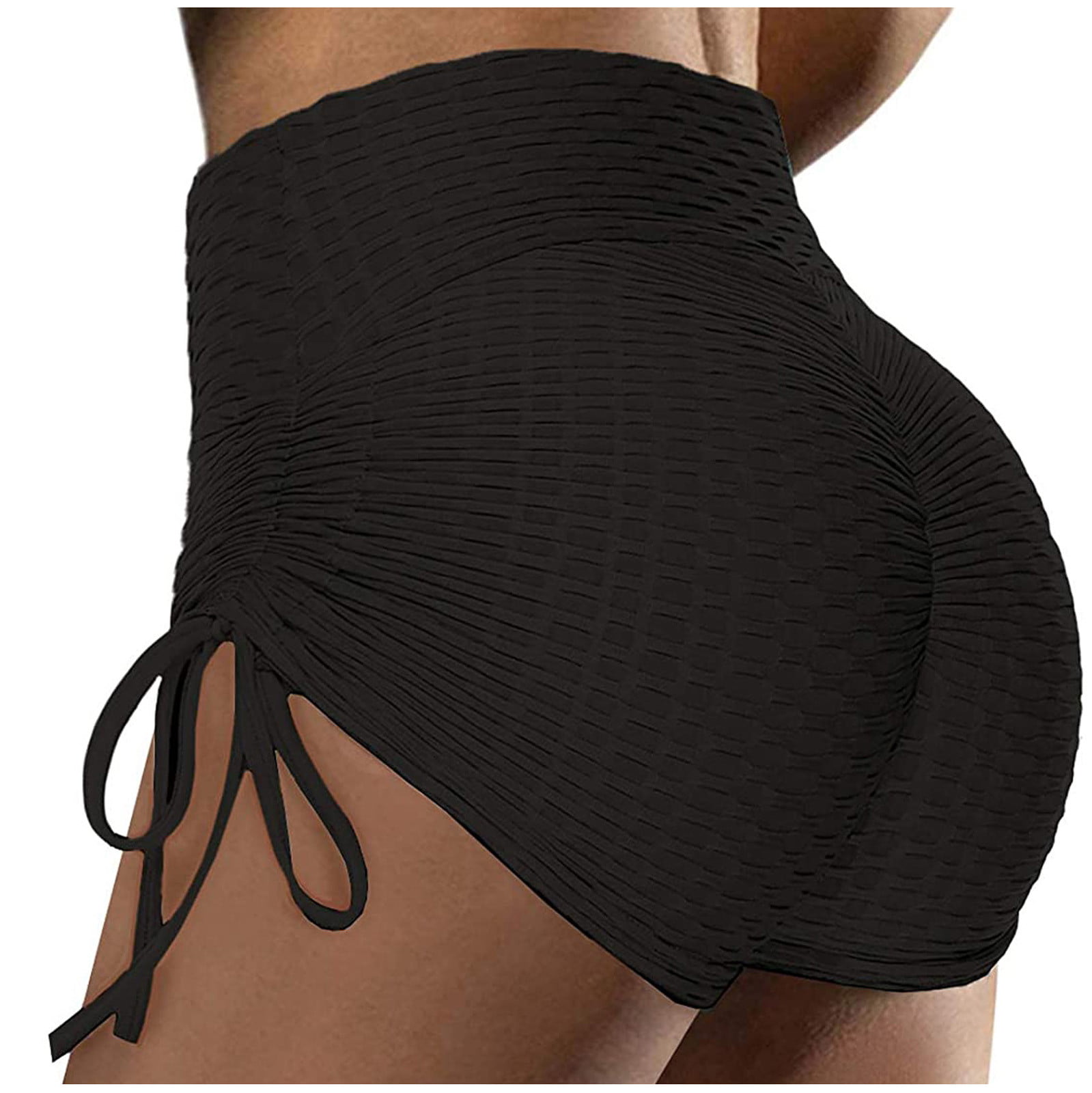 YANHAIGONG Women Pants Summer Shorts Pants for Women 2289 Women S High Waist Solid Color Tight Fitness Yoga Pants Nude Hidden Yoga Pants