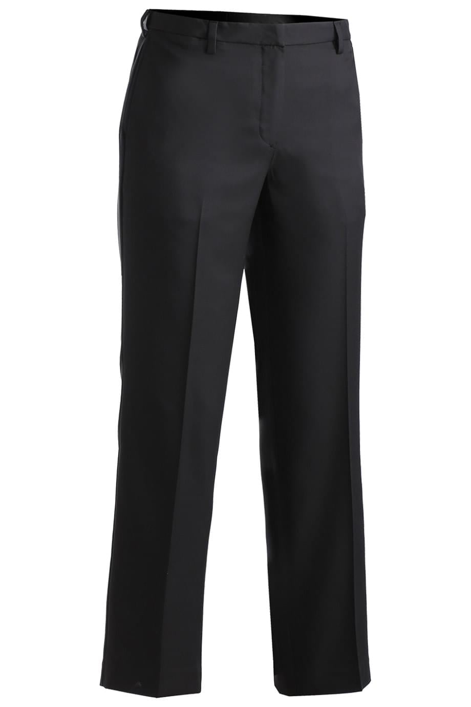 Edwards Garment Womens Microfiber Flat Front Dress Pant - 8532