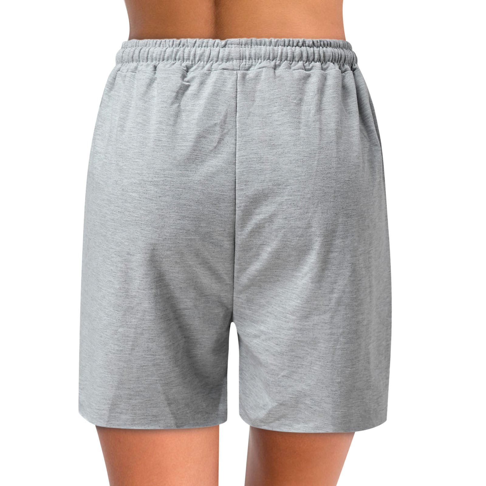 GWAABD Jean Women Shorts Shorts Women S Summer Solid Waist Slim High Sports Pants Color Casual Pants