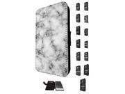 1229 - Novalty Marble Texture Design Nokia Lumia 520 Flip Case Credit Card Holder Cover Book Style