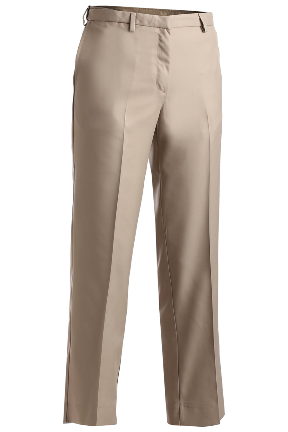 Edwards Garment Womens Microfiber Flat Front Dress Pant - 8532