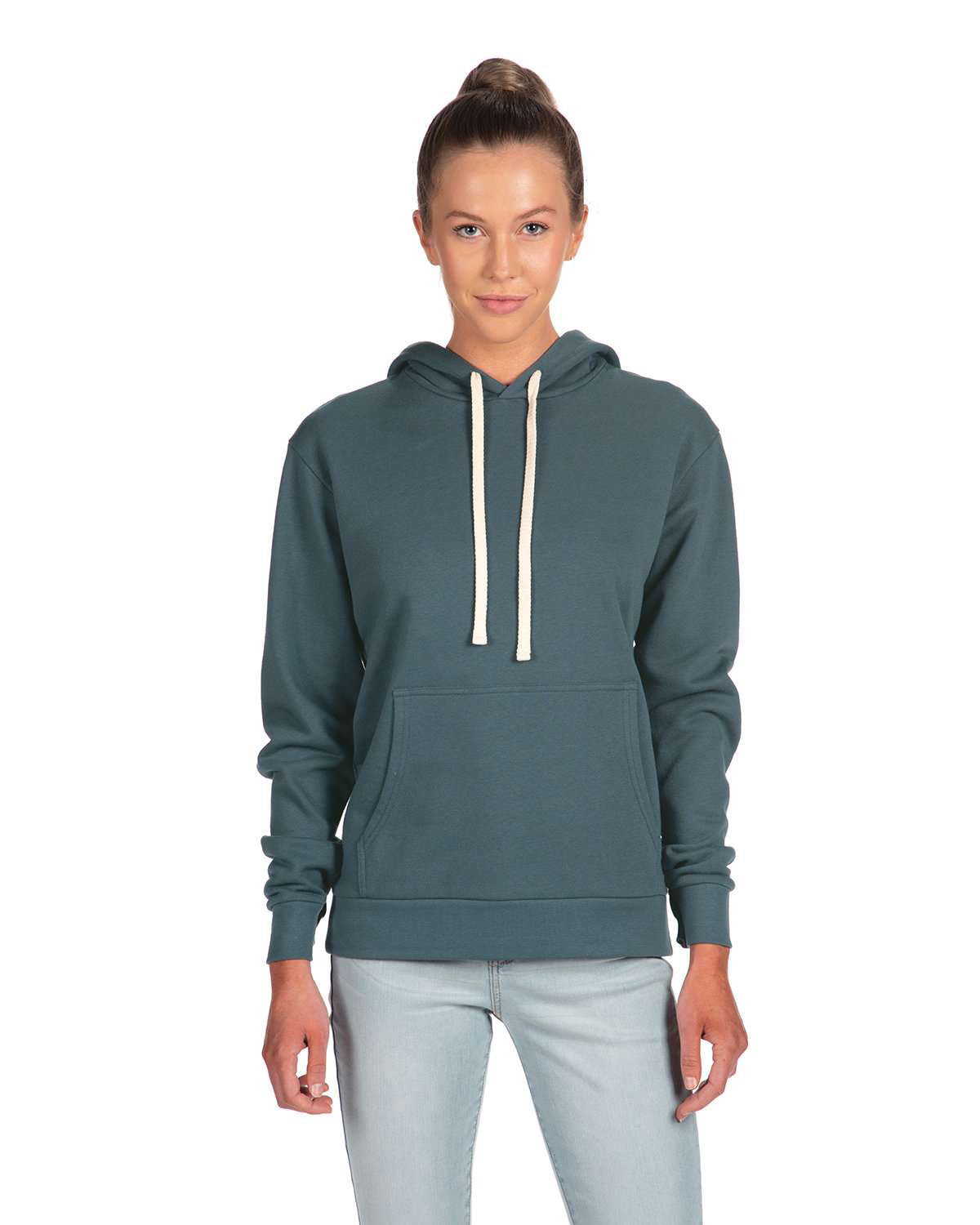 Next Level 9303 Unisex Pullover Hoodie - Antique Denim - XS