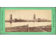Group of 5 Stereograph Views of the Houses of Parliament London England Poster Print by Strohmeyer & Wyman